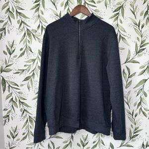 Tailor Vintage 1/4 Zip Pullover. XL. Navy.